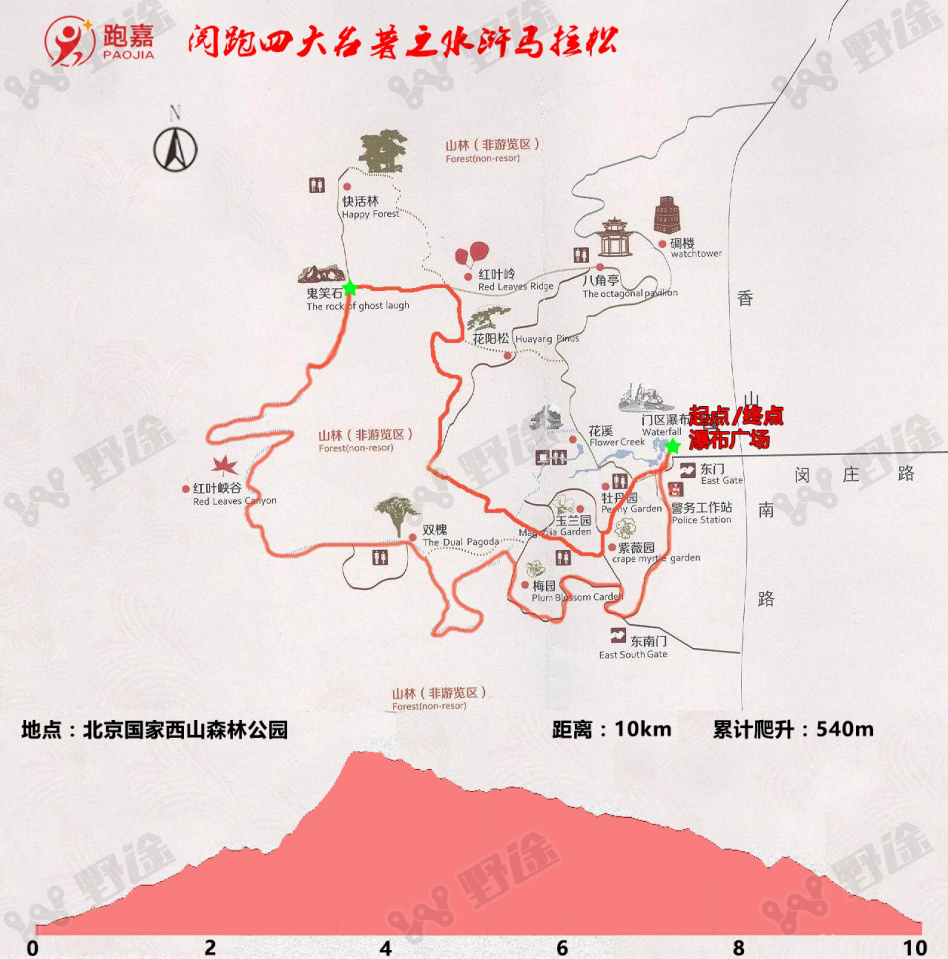 集合地点:北京西山国家森林公园