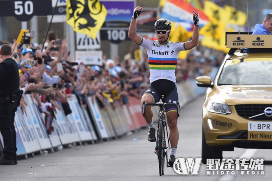 百届环弗兰德斯赛：中国车手首秀 萨甘单飞夺冠 坎神亚军谢幕