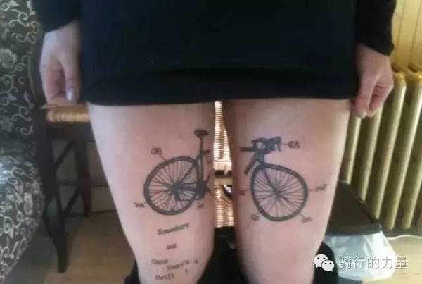 自行车纹身有多美？看完我也想纹一个