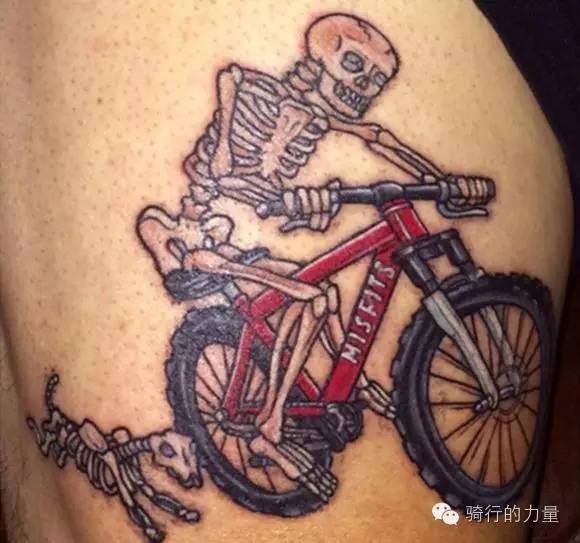 自行车纹身有多美？看完我也想纹一个