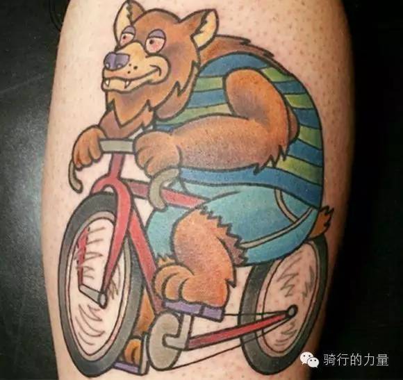 自行车纹身有多美？看完我也想纹一个