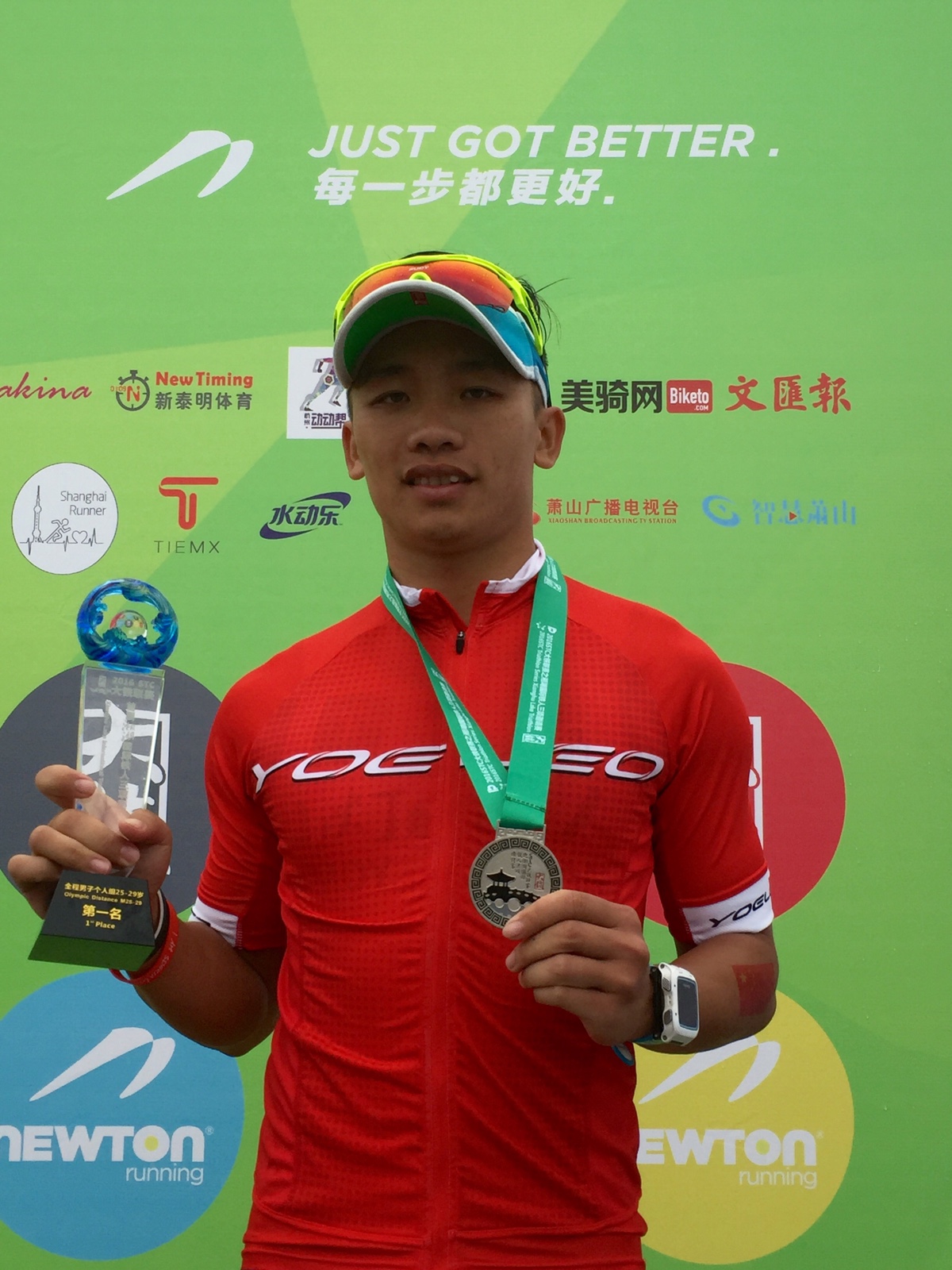 厦门铁人阿晶打铁湘湖 收获首个个人冠军