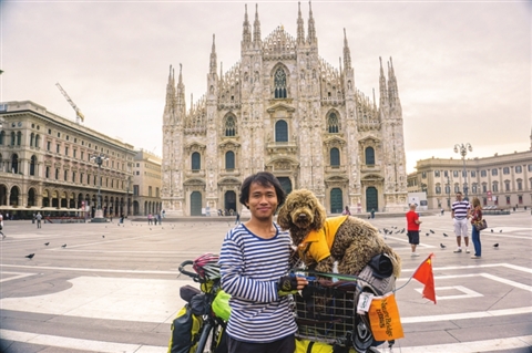 带着爱犬骑车环世界 苏州小伙为改变生活而“出走”