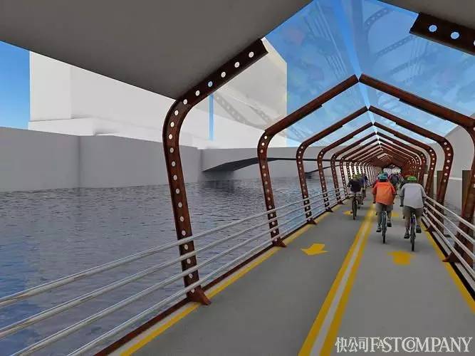 解决自行车路权：芝加哥想打造河面自行车道改善骑行感受