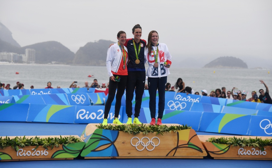 里约奥运｜女子铁人三项 美国选手格温·约根森夺冠