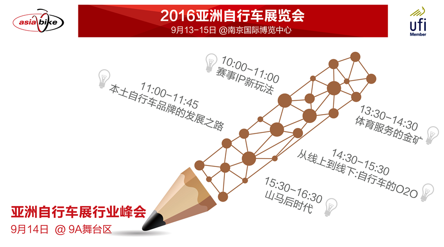 2016亚洲自行车展 | 行业峰会满足你的企图心