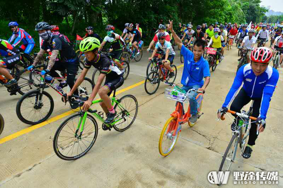 绿色出行就要骑 海口千人骑行预热2016环岛赛