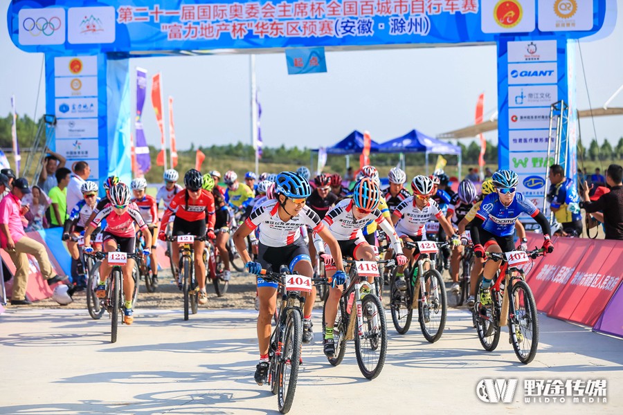第二十一届全国百城市自行车赛华东区预赛 高手习惯性单飞