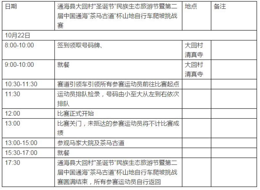 赛事预告｜骑往“茶马古道”—— 第二届通海山地爬坡挑战赛