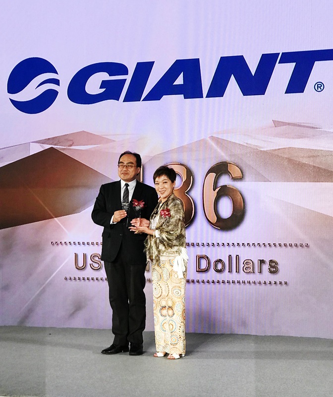 Giant连续三年蝉联台湾国际品牌价值第五名