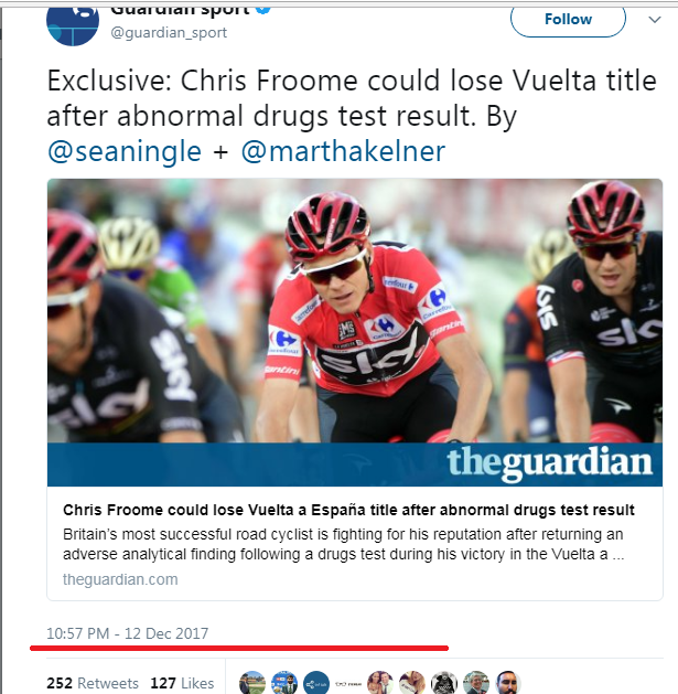 巧合还是阴谋？ 个例还是惯犯？ 弗鲁姆惊炸整个骑行圈