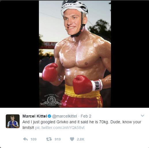 基特尔挨揍事件后续 格里夫科禁赛45天