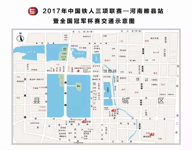 中国铁人三项联赛河南睢县站路线图发布