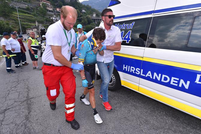 环瑞士S5：萨甘草裙舞姿势冲刺夺冠 洛佩斯摔车退赛