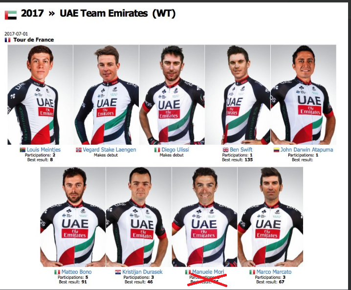 2017环法退赛车手名单 基特尔皮诺S17退赛（持续更新）