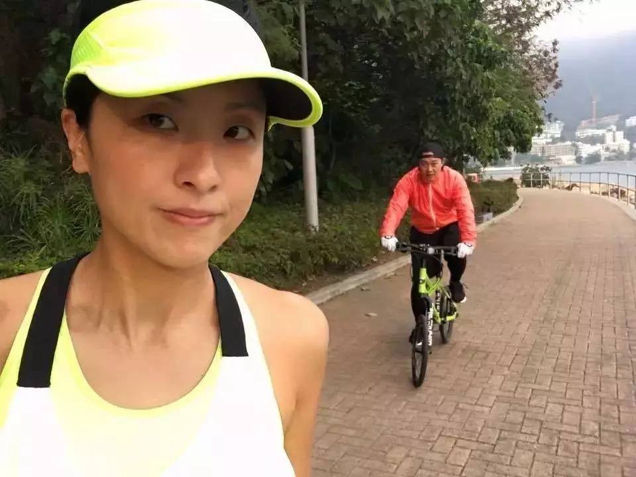 这个被陈奕迅宠了21年的女星 疯狂爱着马拉松