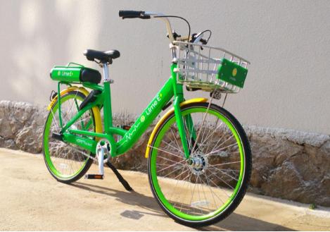 美国共享单车LimeBike推电动单车，最高时速每小时15英里