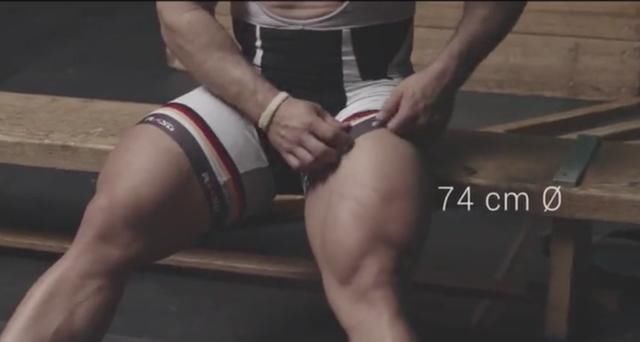 自行车奥运冠军“铁腿”带动发电机烤熟面包