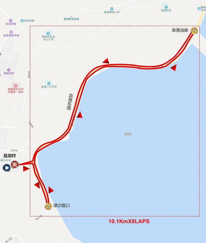 路线确定 领骑衫发布 2018环湾赛明日发枪