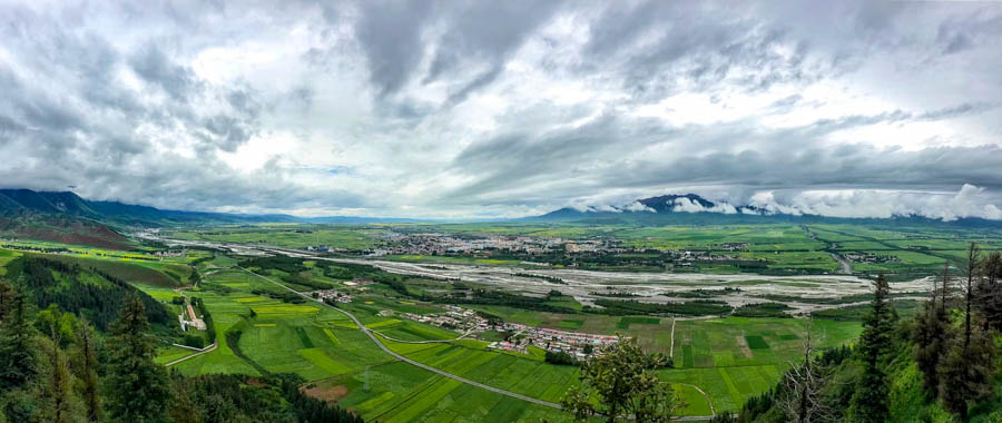 胖强寻山记｜相约金色门源  与魁哥骑赏百里油菜花海