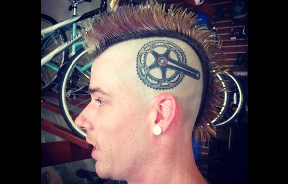 图集｜单车纹身：把自行车变成人体艺术