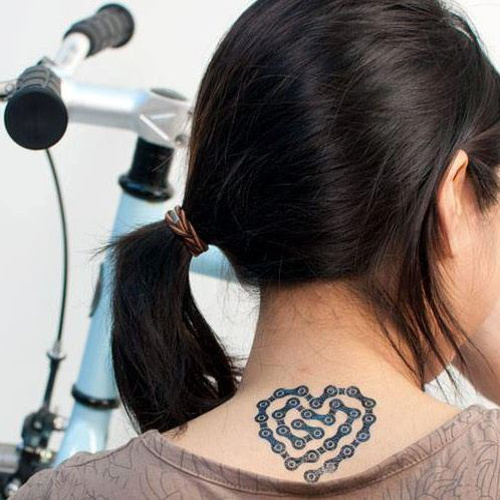 图集｜单车纹身：把自行车变成人体艺术