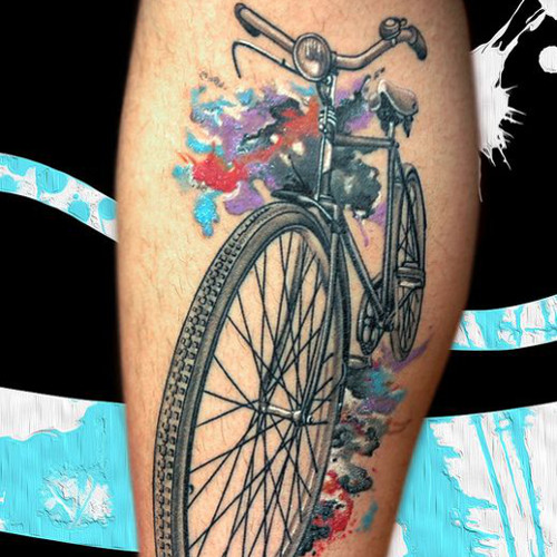 图集｜单车纹身：把自行车变成人体艺术