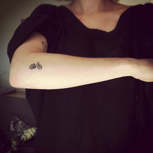 图集｜单车纹身：把自行车变成人体艺术