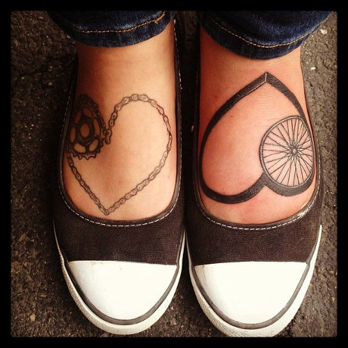 图集｜单车纹身：把自行车变成人体艺术