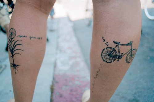 图集｜单车纹身：把自行车变成人体艺术
