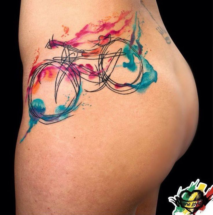 图集｜单车纹身：把自行车变成人体艺术