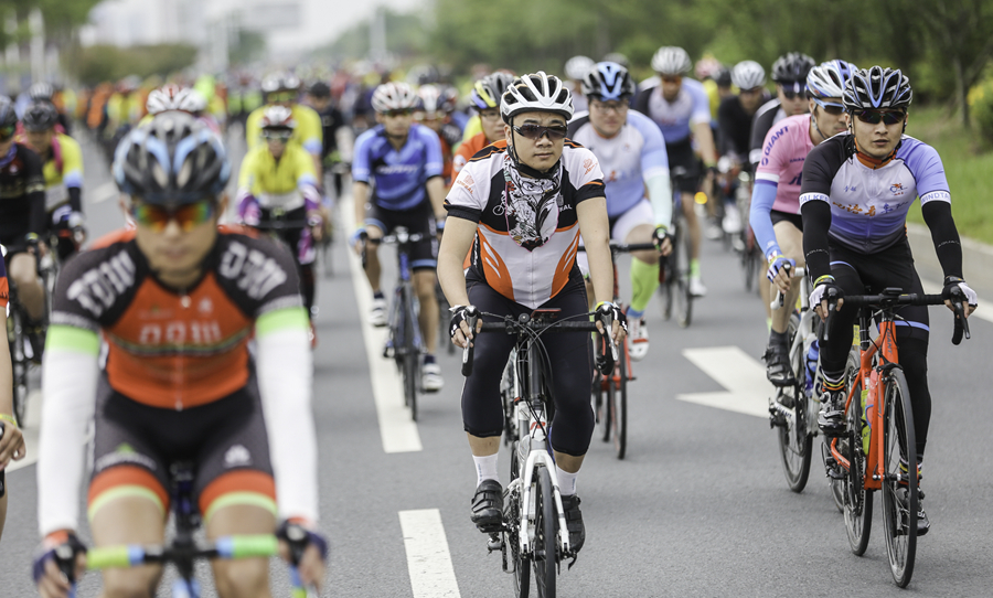 我爱骑 我爱启 千人齐聚第九届环启168KM自行车赛