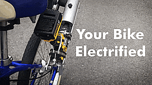 只需10分钟 把普通单车改装成电动自行车