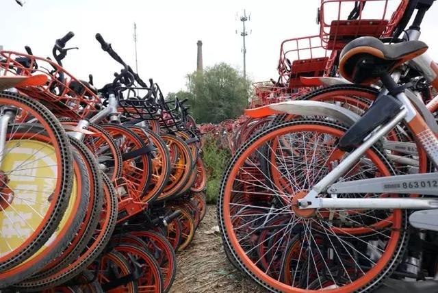 再现“单车坟场”！太原集中存放6万余辆遗弃共享单车