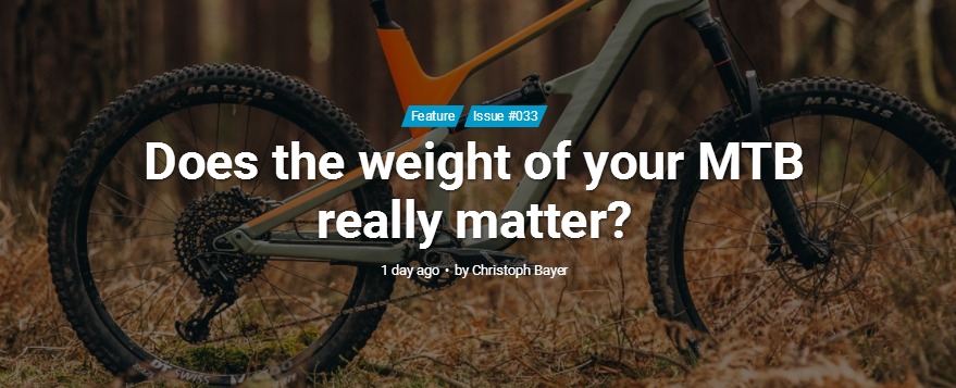 你的山地车重量真的有那么重要么？