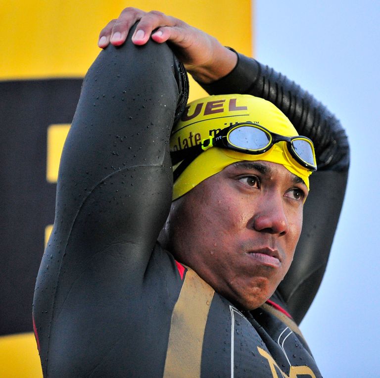 盘点爱玩铁三的明星  你与“爱豆”只差一场铁三赛