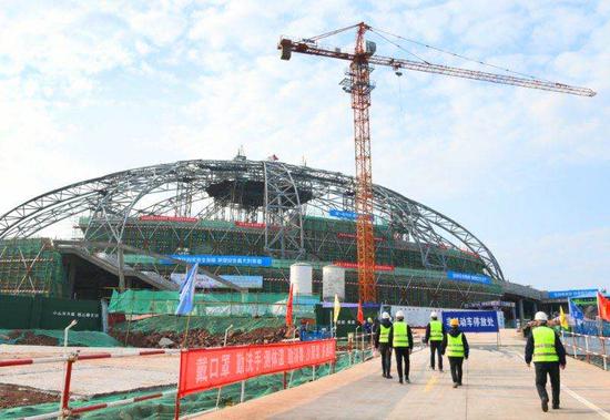 杭州淳安：亚运场地自行车馆建设复工