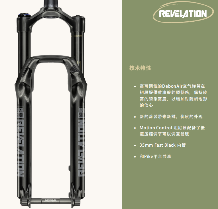 技术升级 ROCKSHOX 2021款山地前叉新品介绍