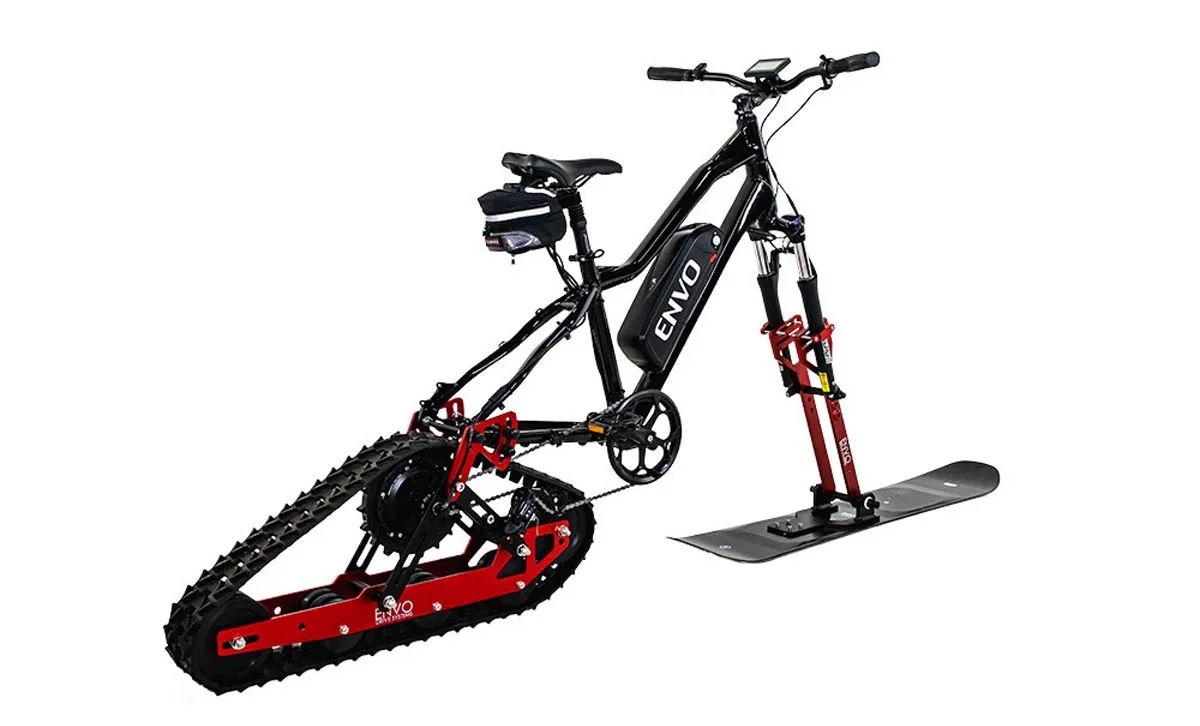 自行车改装雪地车envo推出电助力改装套件