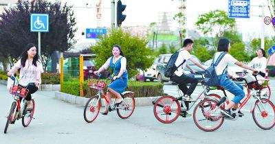 共享单车看武汉“解封”：商圈、商务办公区骑行热度升高