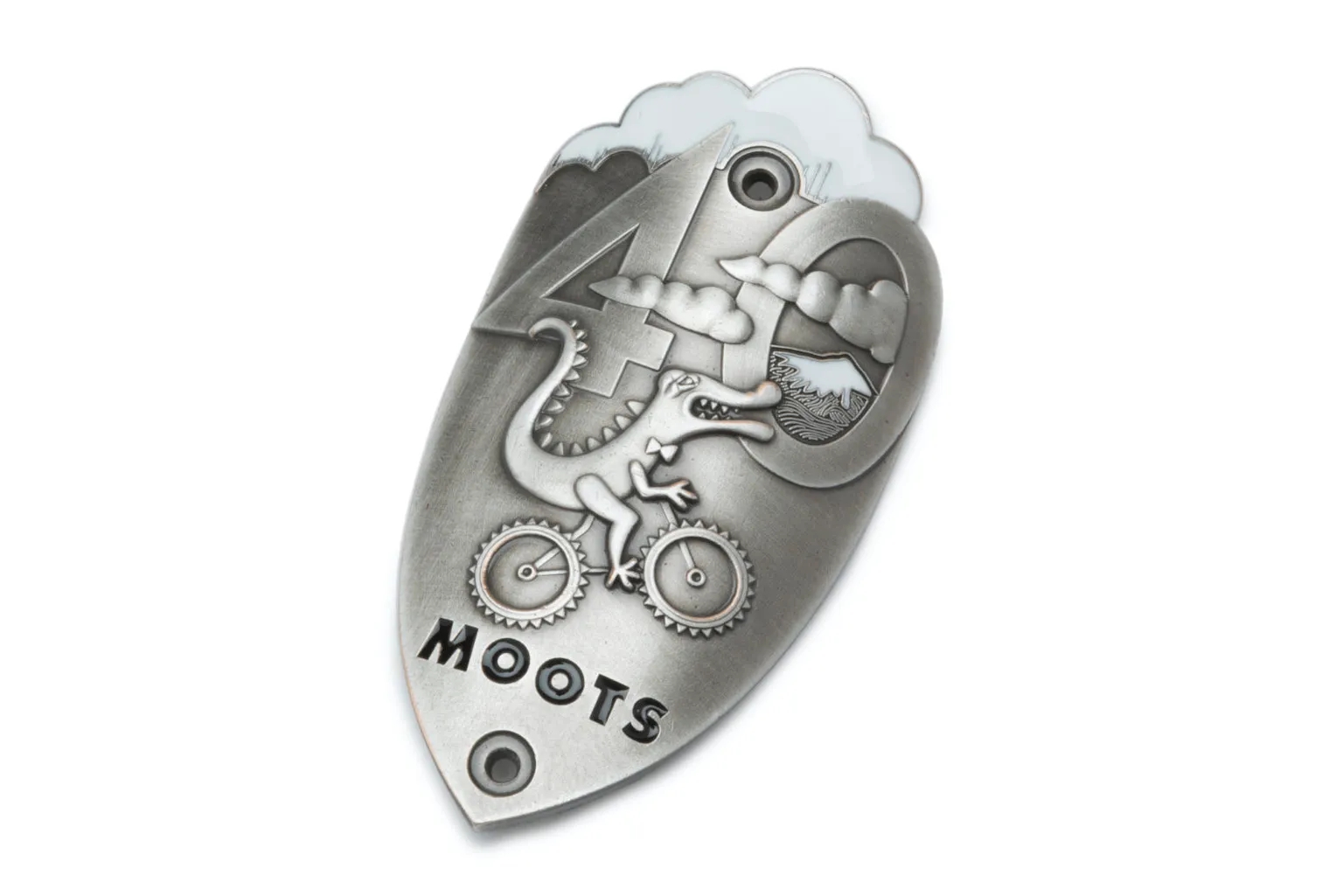新钛架配纪念头管徽章 Moots的40周套装