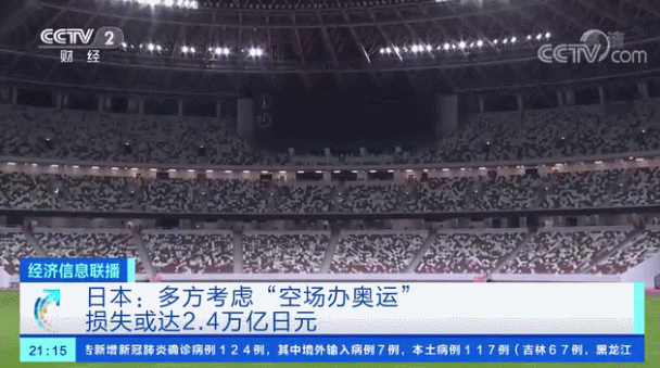 东京奥运会可能“空场举办”？损失或达2.4万亿日元