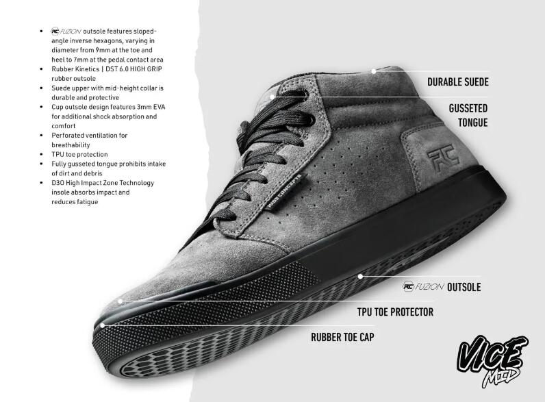 提升脚踝保护性 Ride Concepts推出中帮平底鞋