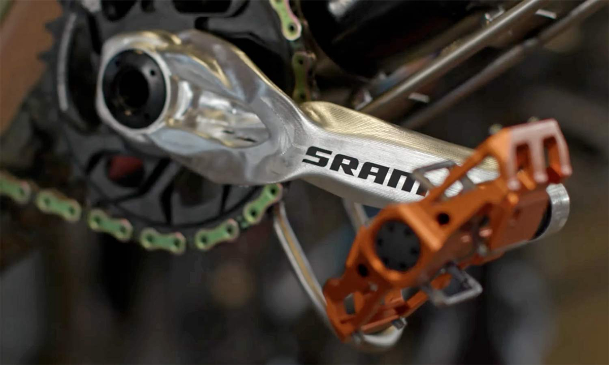 为下一代产品铺垫 SRAM测试3D打印曲柄
