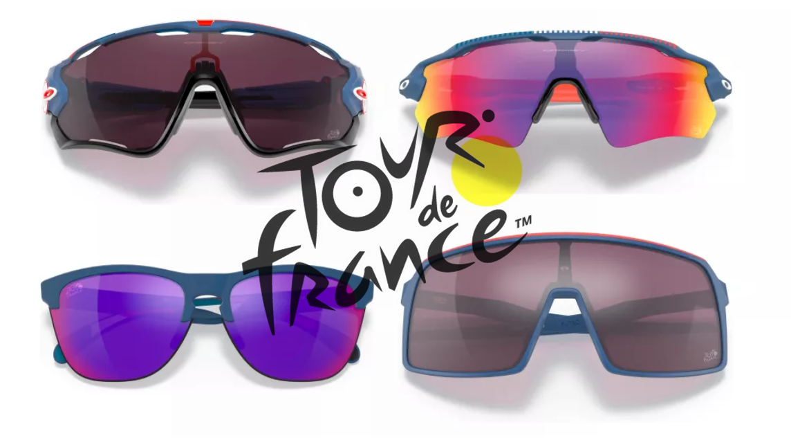融入法国国旗元素 Oakley推出2021环法特别版眼镜