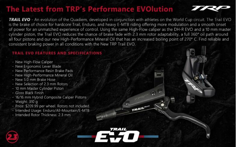 价更低 性能不减 TRP再推出两款新刹车