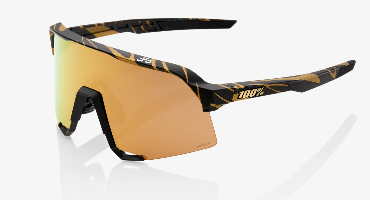 萨甘限量款 100%推出三款黑金系列骑行眼镜