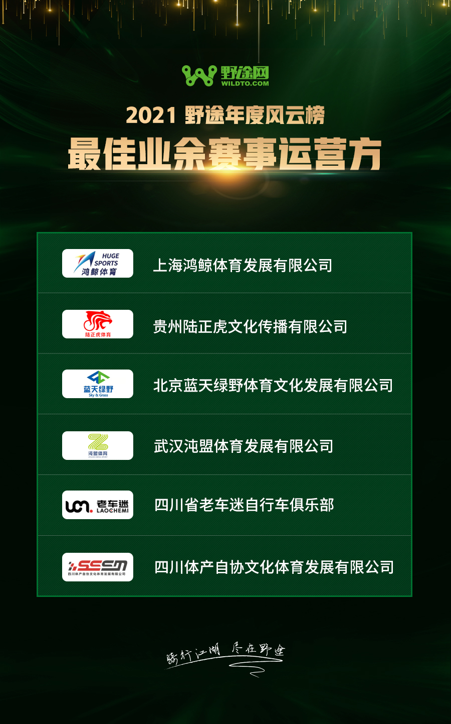 為堅(jiān)守喝彩！2021野途自行車運(yùn)動(dòng)年度風(fēng)云榜出爐