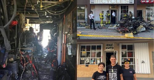 电助力充电引发火灾 美国一车店被烧毁