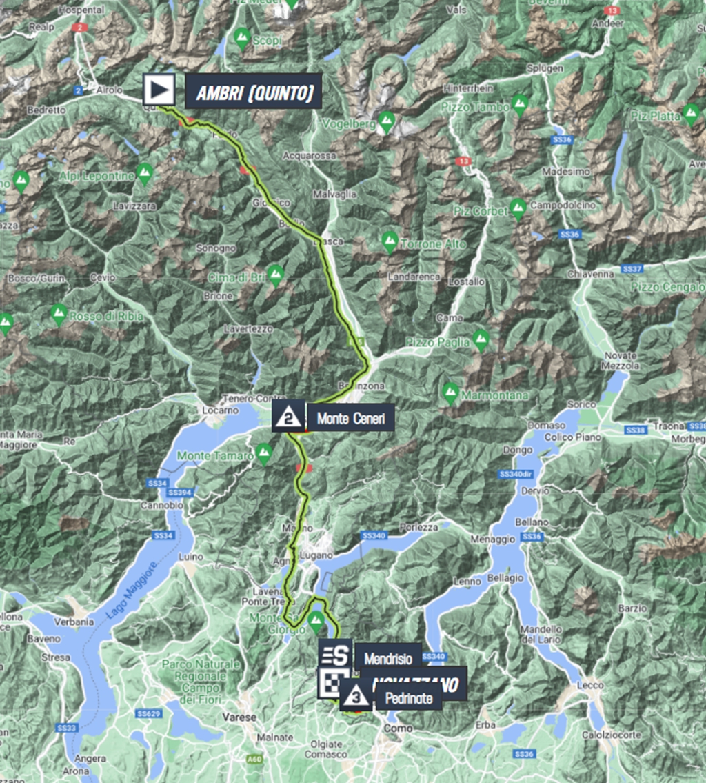 环瑞士S5 上坡冲刺夺冠 弗拉索夫接手黄衫